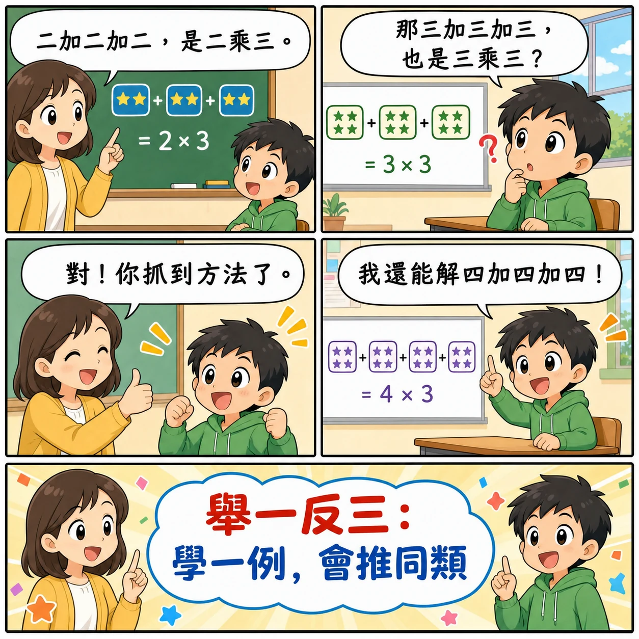 舉一反三的 AI 生成成語漫畫