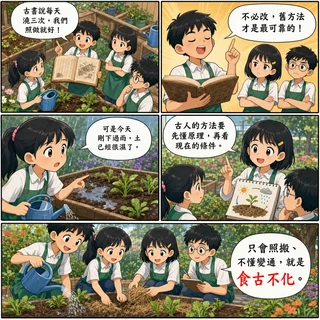 食古不化成語漫畫縮圖