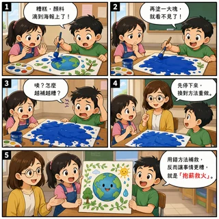 抱薪救火成語漫畫縮圖