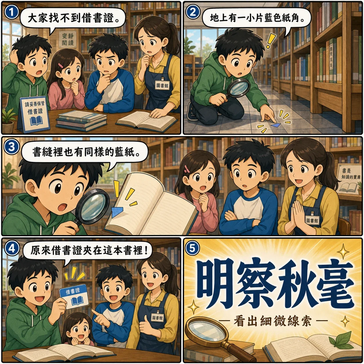 明察秋毫的 AI 生成成語漫畫