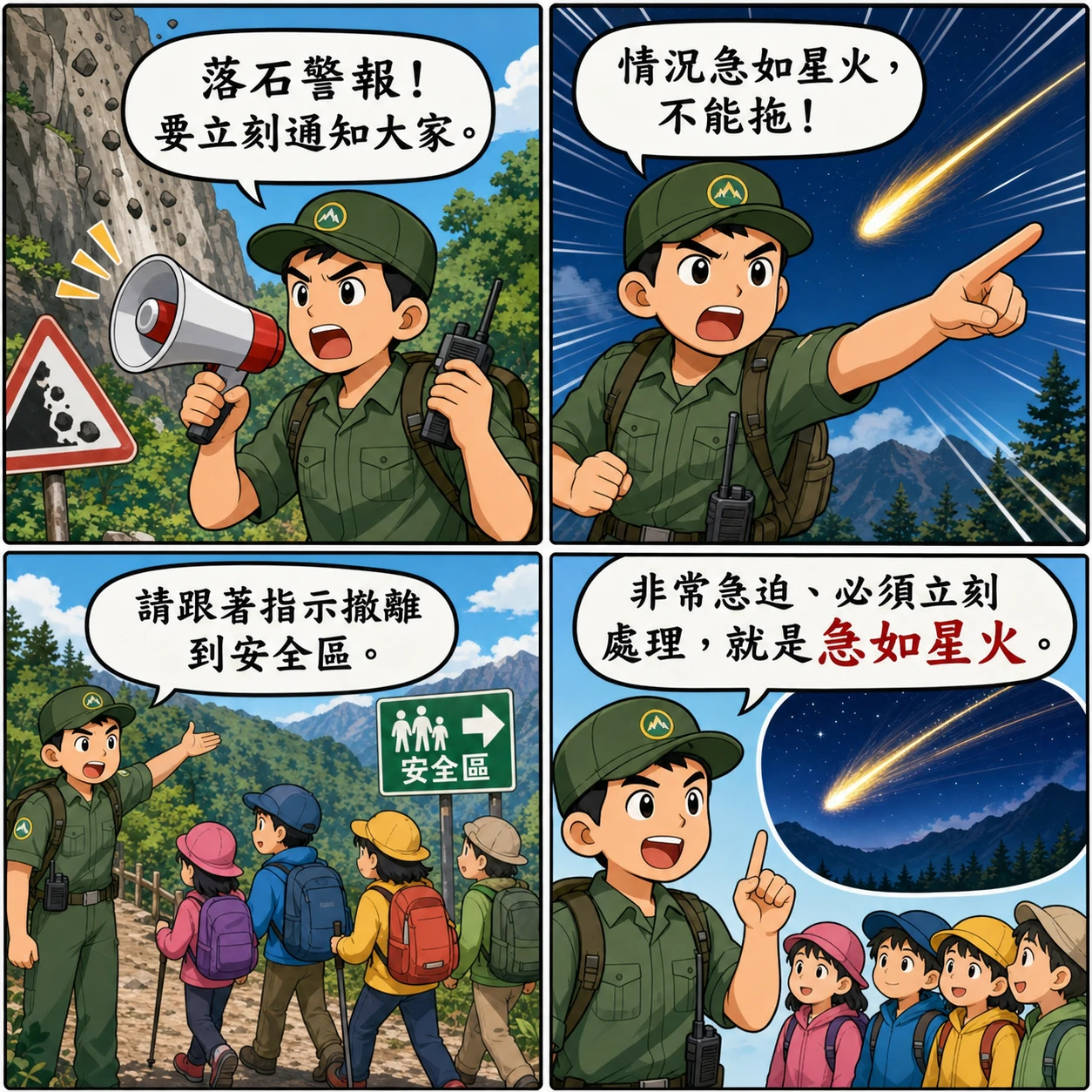 急如星火的 AI 生成成語漫畫