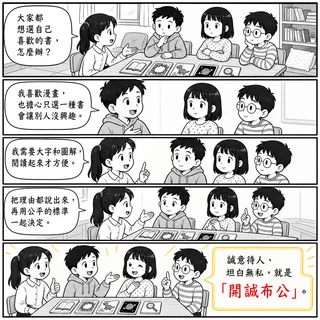 開誠布公成語漫畫縮圖