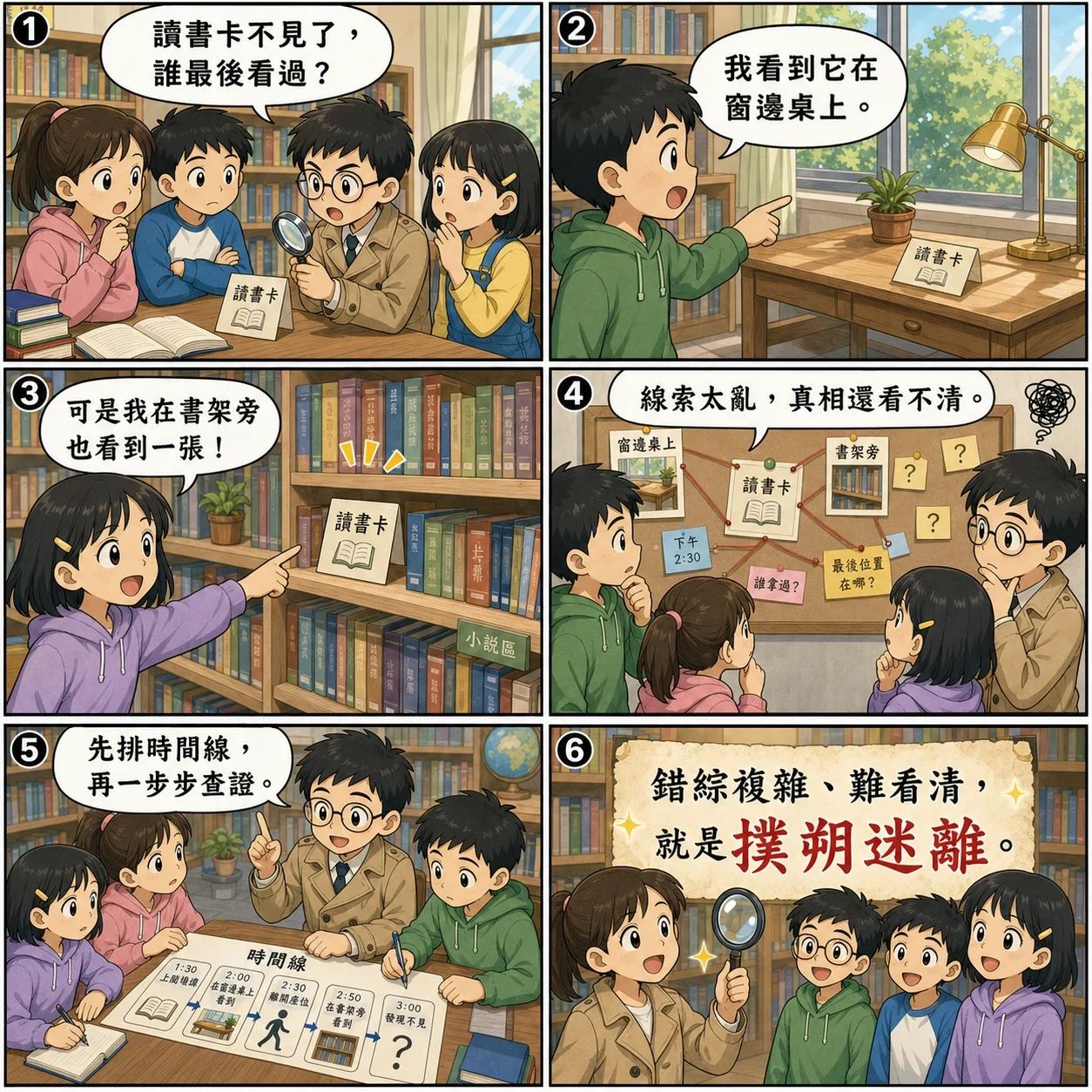 撲朔迷離的 AI 生成成語漫畫