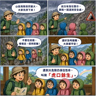 虎口餘生成語漫畫縮圖
