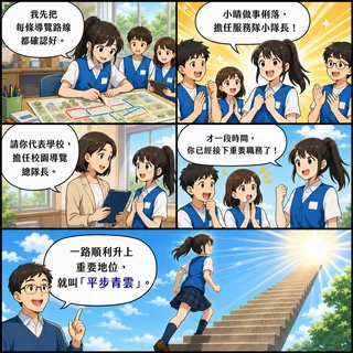 平步青雲成語漫畫縮圖