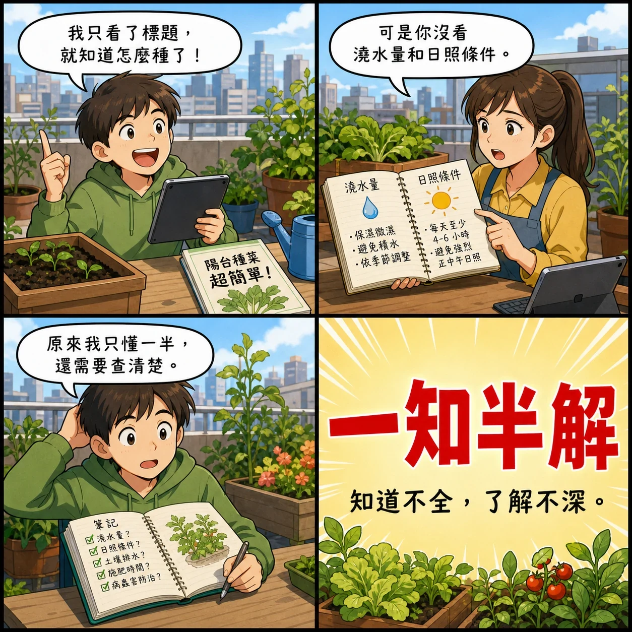 一知半解的 AI 生成成語漫畫