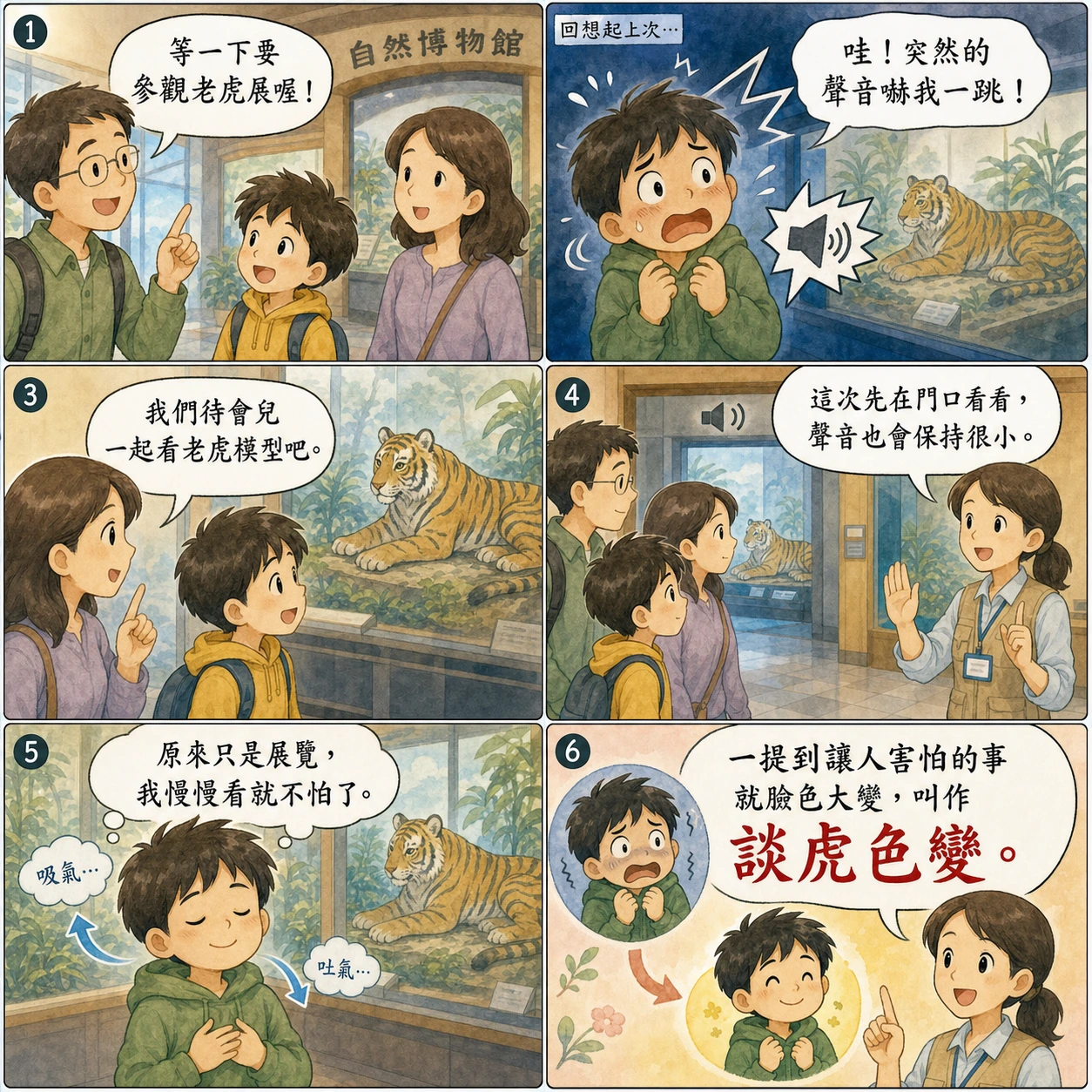 談虎色變的 AI 生成成語漫畫