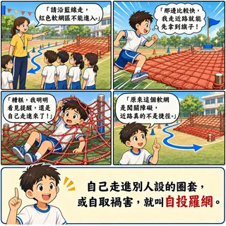 自投羅網成語漫畫縮圖