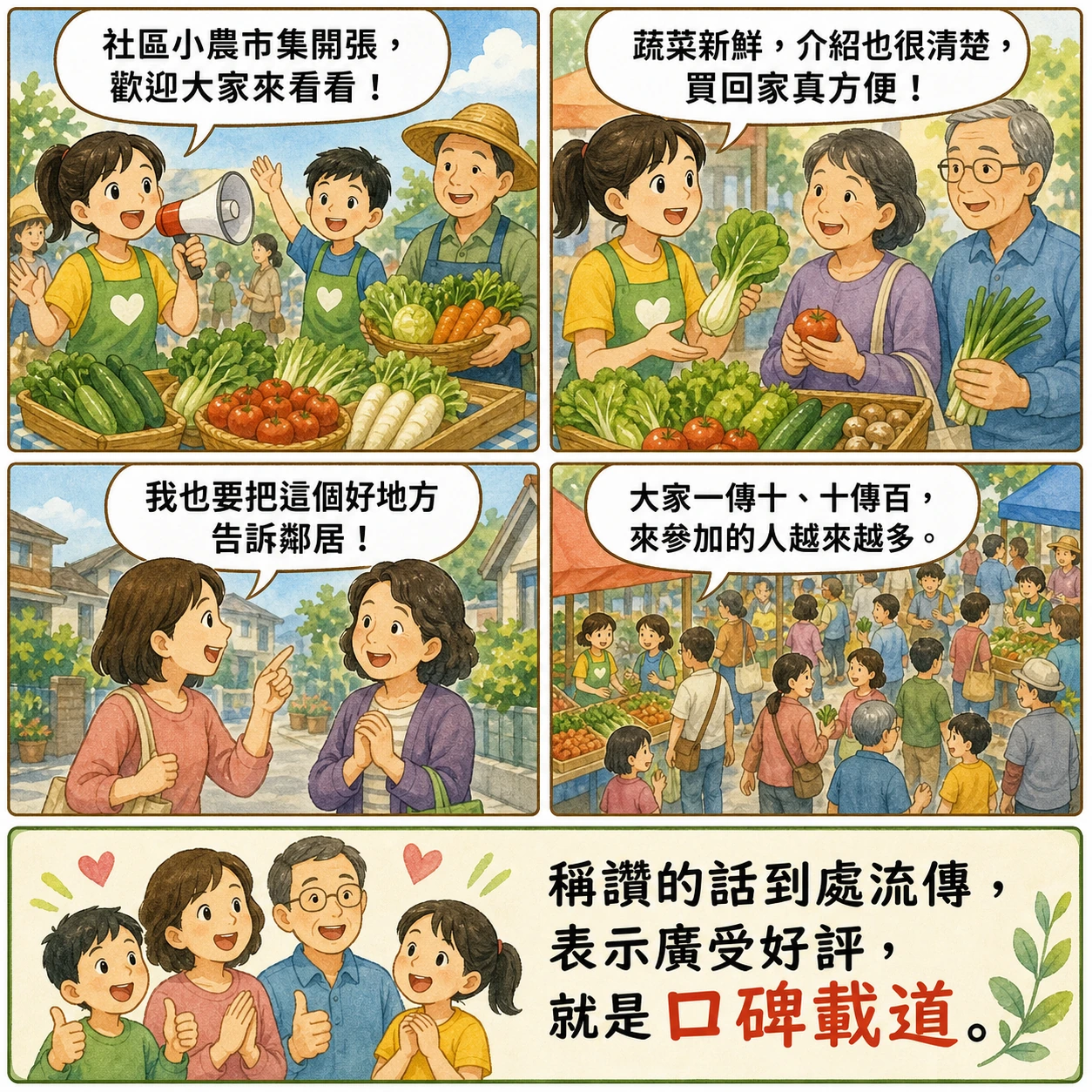 口碑載道的 AI 生成成語漫畫