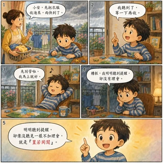 置若罔聞成語漫畫縮圖
