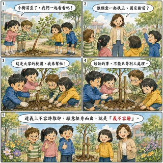 義不容辭成語漫畫縮圖