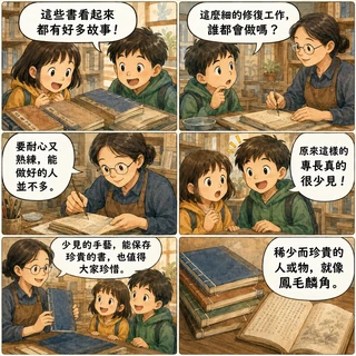 鳳毛麟角成語漫畫縮圖