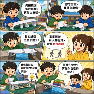 亦步亦趨成語漫畫縮圖