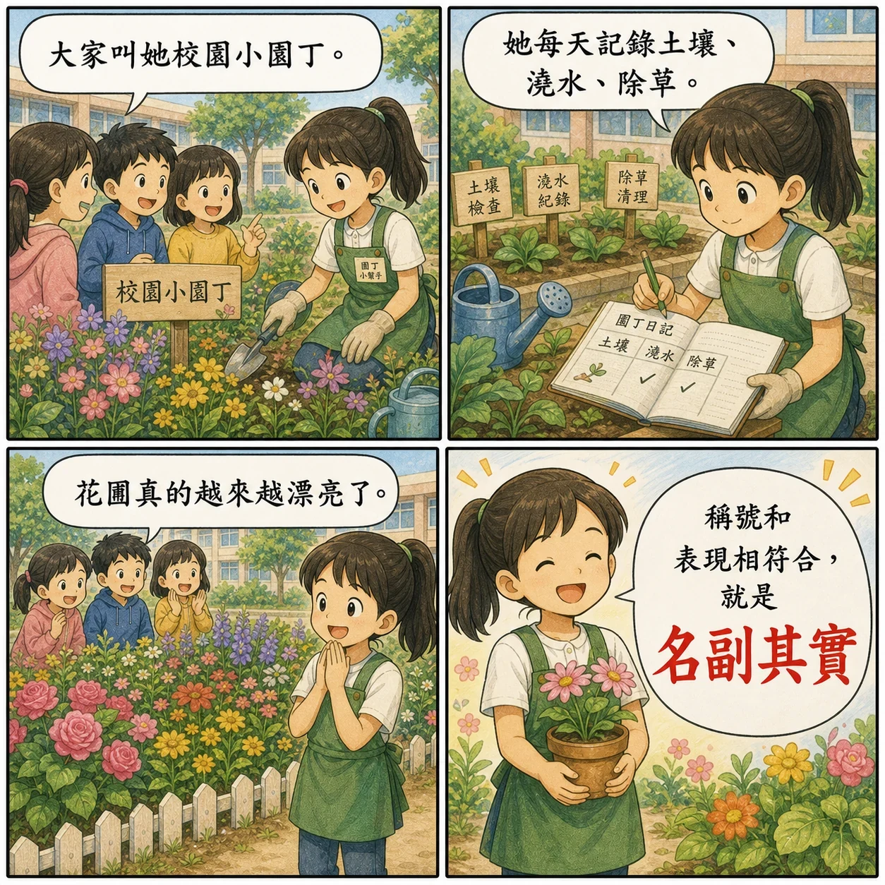 名副其實的 AI 生成成語漫畫