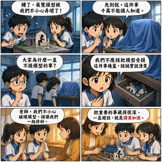 諱莫如深成語漫畫縮圖