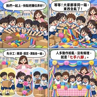 七手八腳成語漫畫縮圖