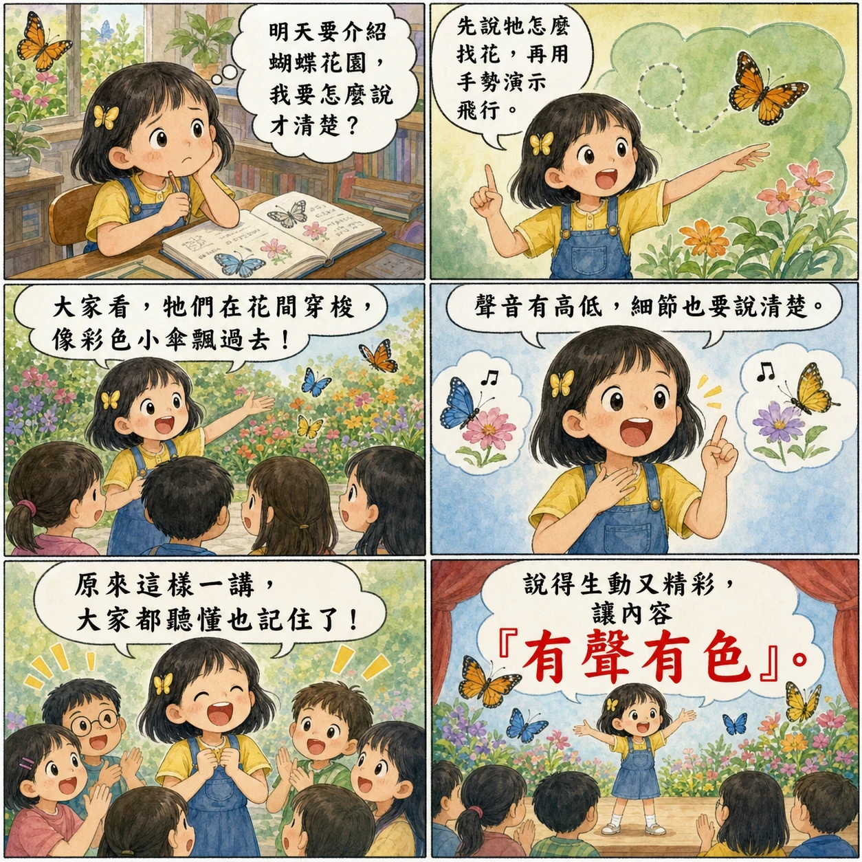 有聲有色的 AI 生成成語漫畫