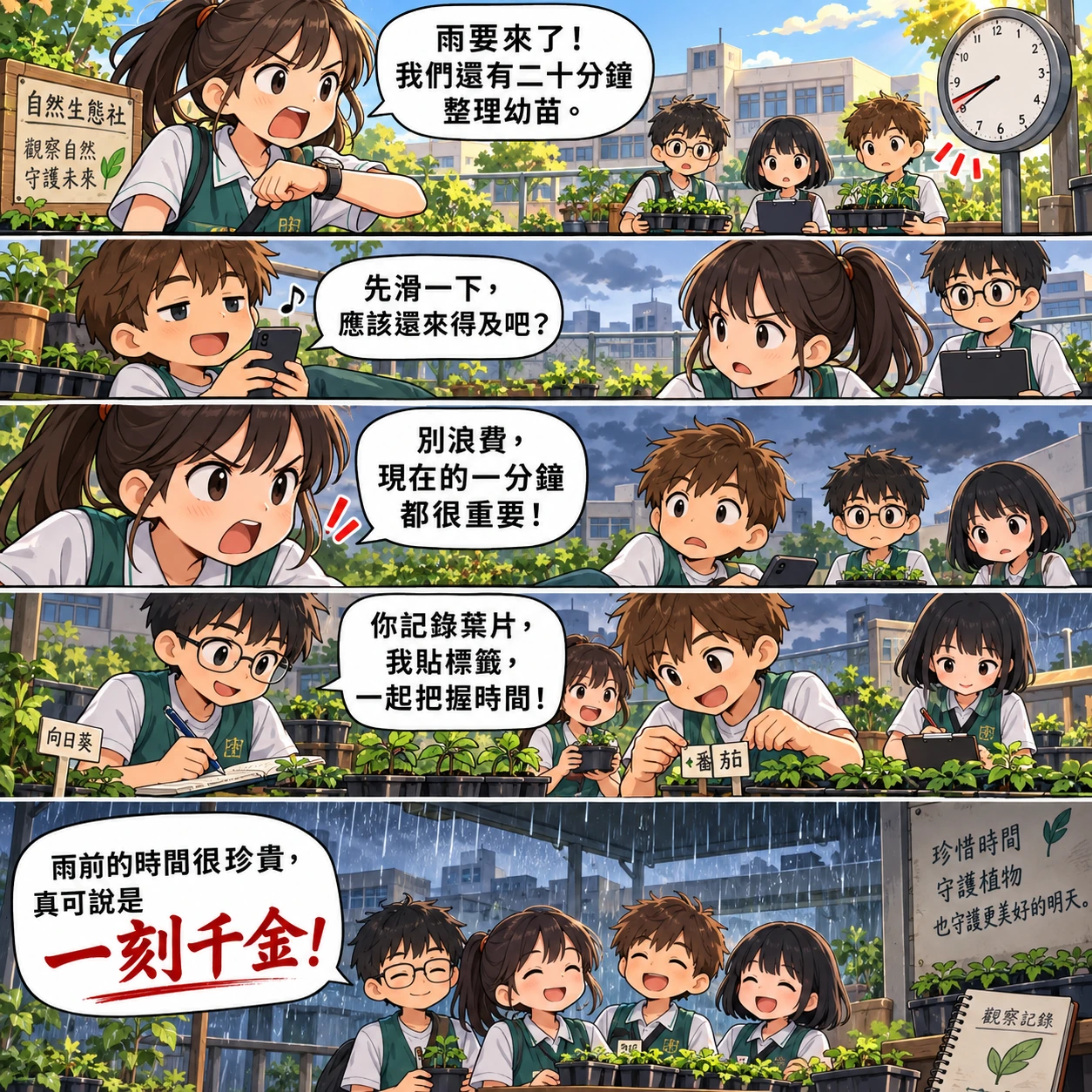 一刻千金的 AI 生成成語漫畫