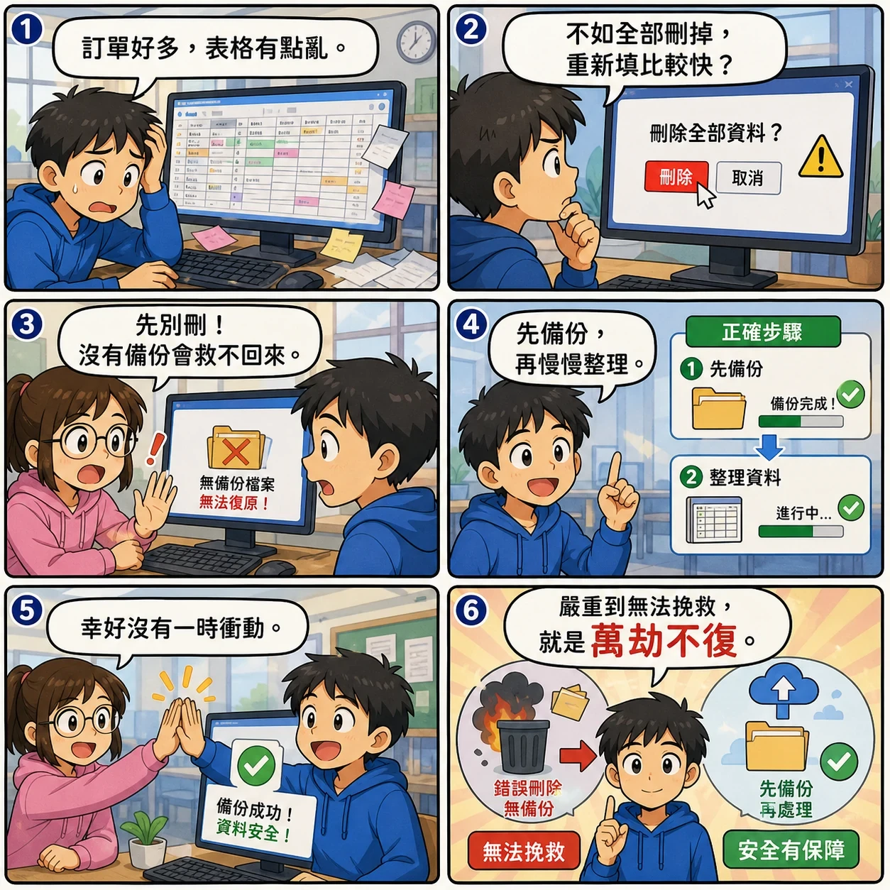 萬劫不復的 AI 生成成語漫畫