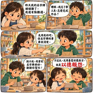 以德報怨成語漫畫縮圖