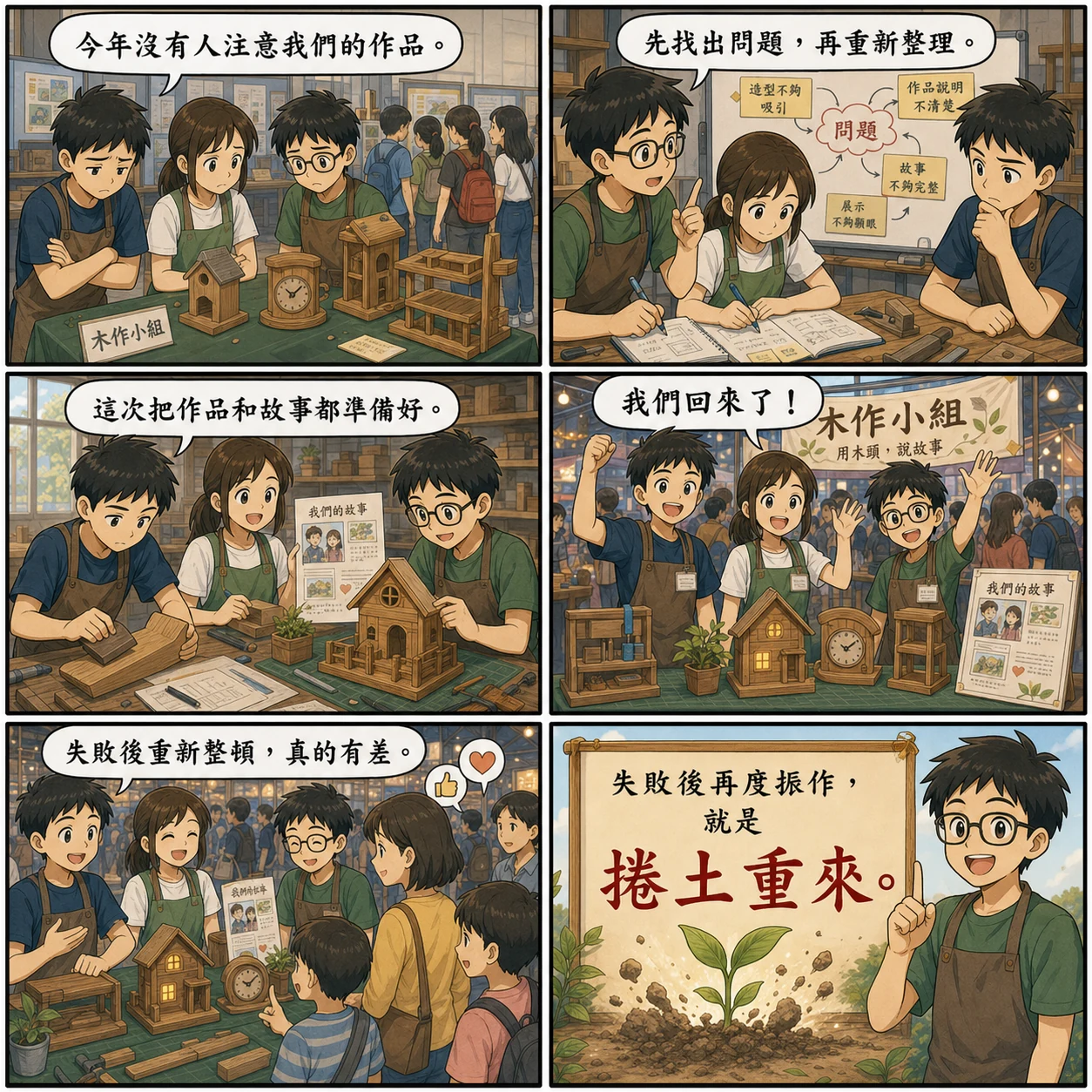 捲土重來的 AI 生成成語漫畫
