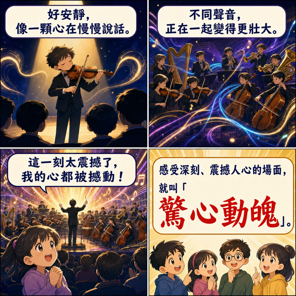 驚心動魄的 AI 生成成語漫畫