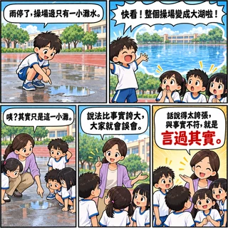 言過其實成語漫畫縮圖
