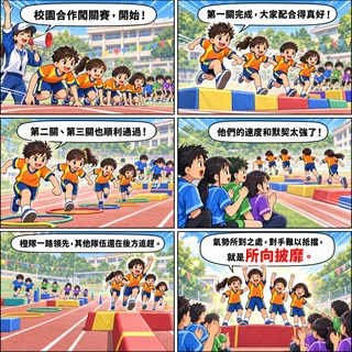 所向披靡成語漫畫縮圖