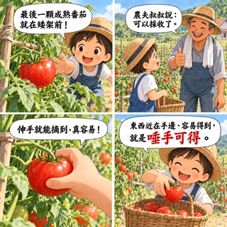 唾手可得成語漫畫縮圖