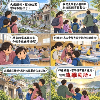 流離失所成語漫畫縮圖