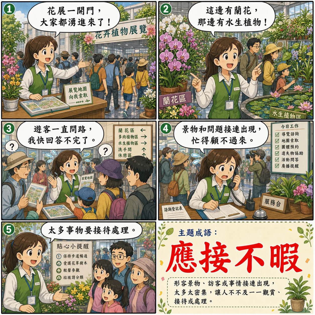應接不暇的 AI 生成成語漫畫