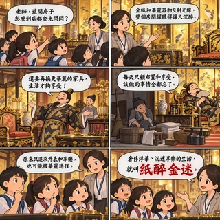 紙醉金迷成語漫畫縮圖