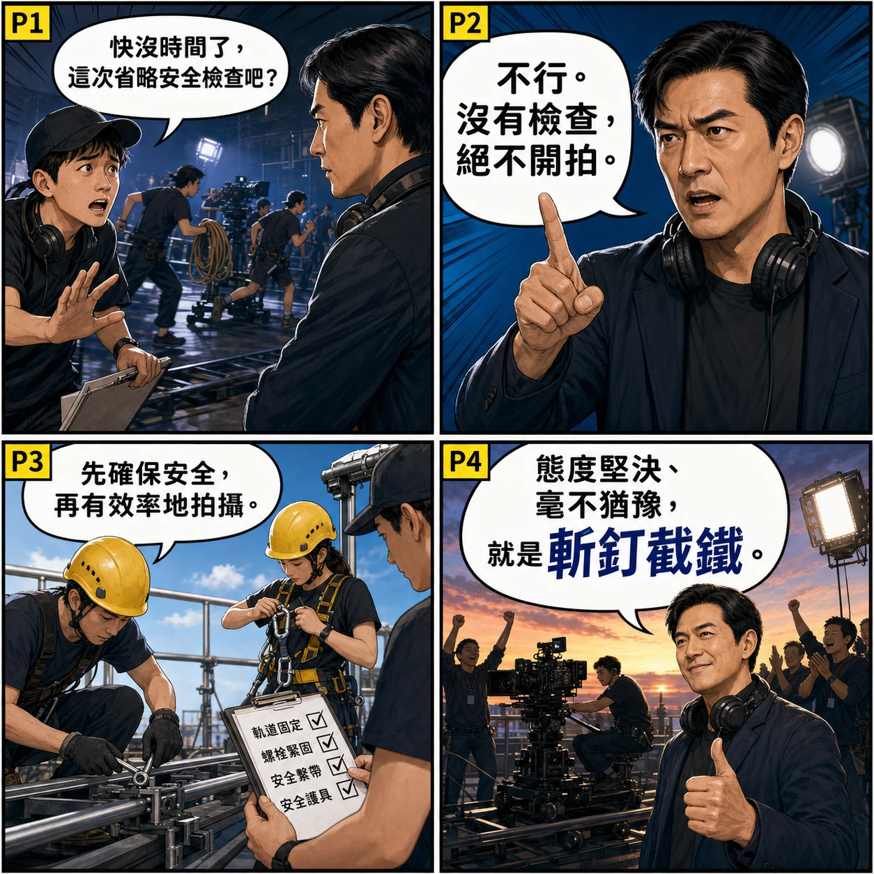 斬釘截鐵的 AI 生成成語漫畫