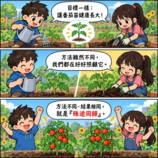 殊途同歸成語漫畫縮圖