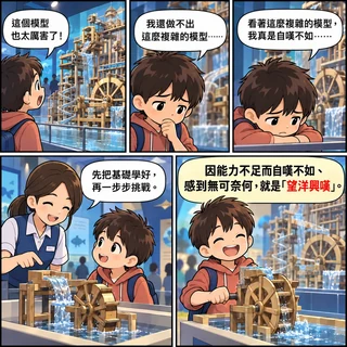 望洋興嘆成語漫畫縮圖