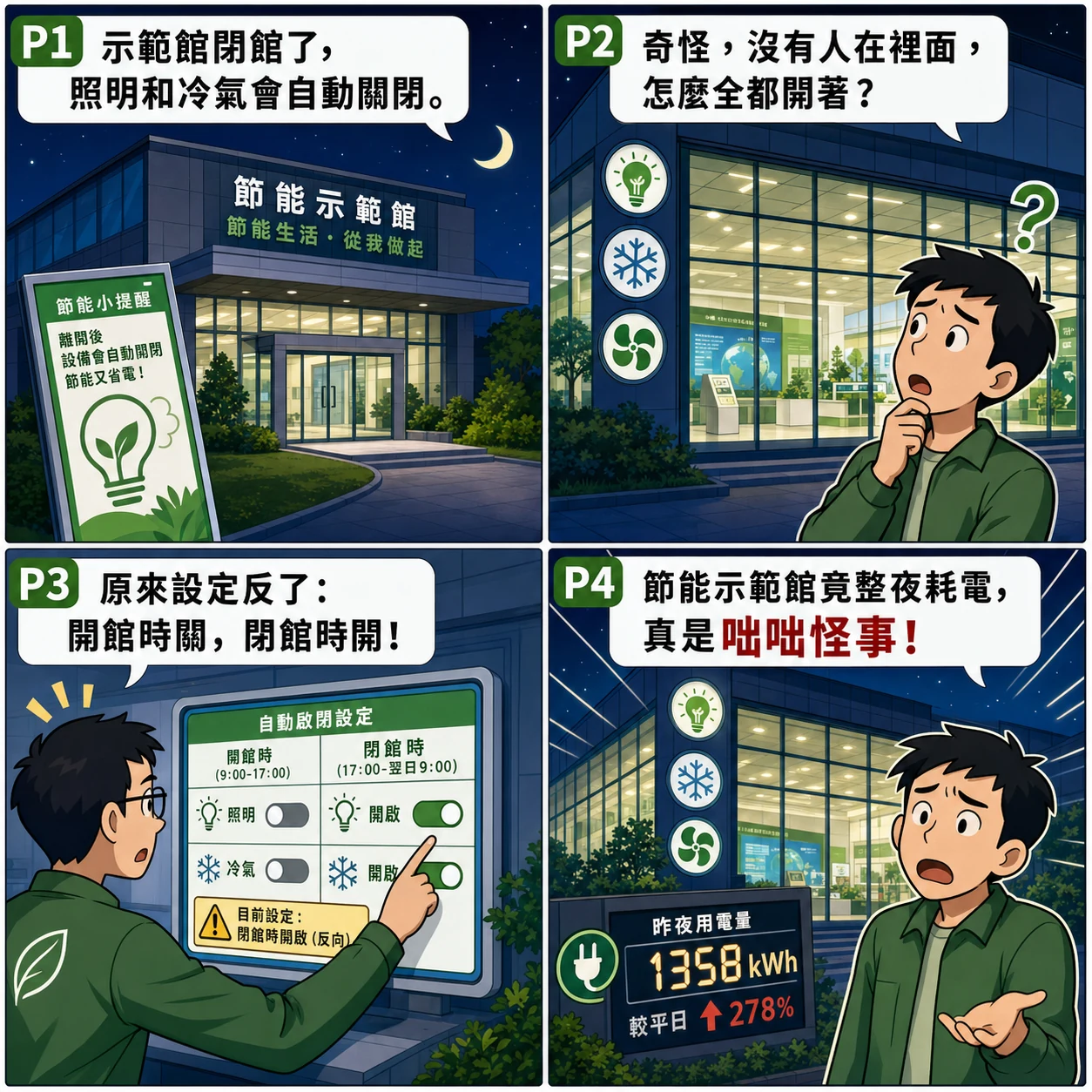 咄咄怪事的 AI 生成成語漫畫