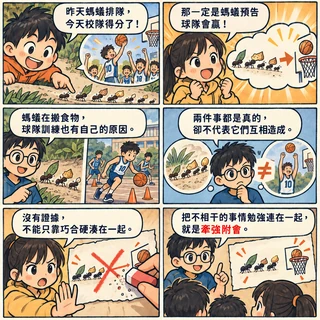 牽強附會成語漫畫縮圖