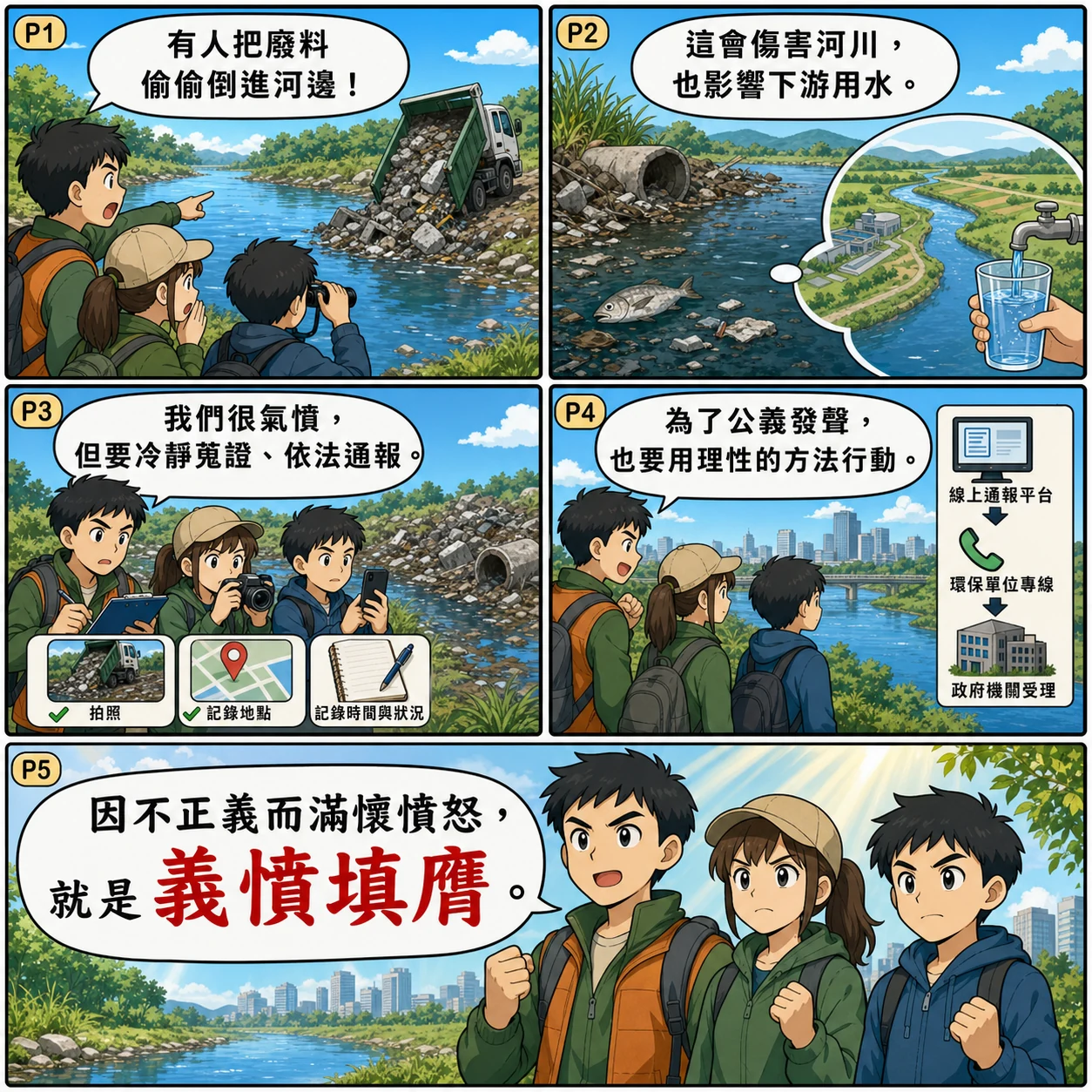 義憤填膺的 AI 生成成語漫畫