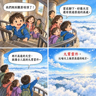 九霄雲外成語漫畫縮圖
