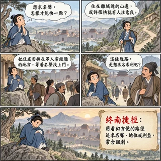 終南捷徑成語漫畫縮圖