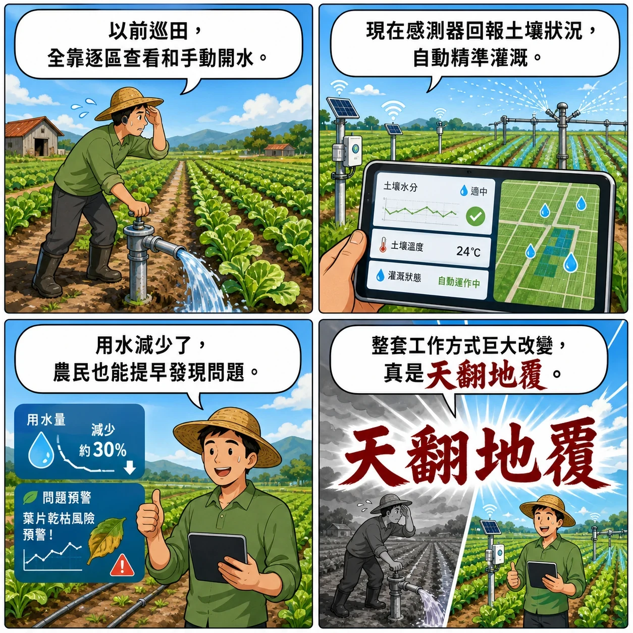 天翻地覆的 AI 生成成語漫畫