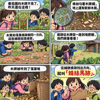 蛛絲馬跡成語漫畫縮圖