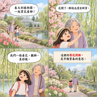 尋花問柳成語漫畫縮圖
