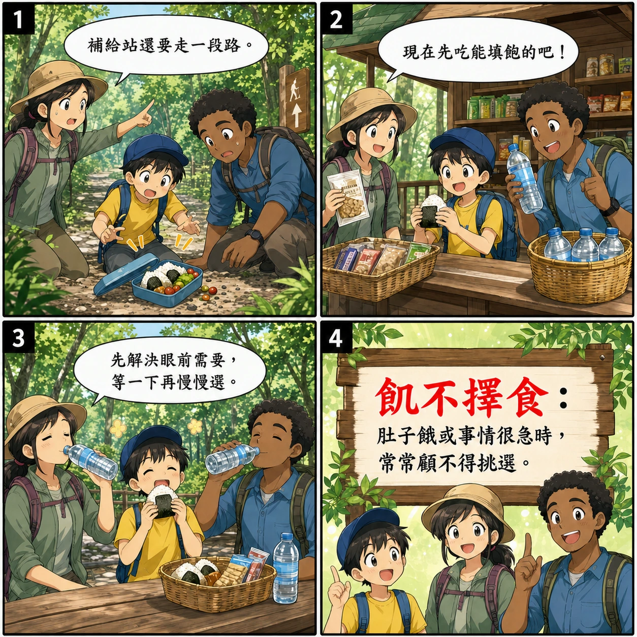 飢不擇食的 AI 生成成語漫畫