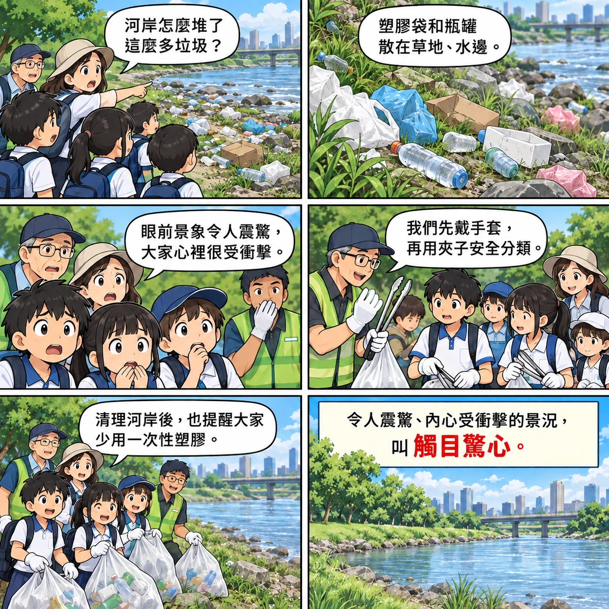 觸目驚心的 AI 生成成語漫畫