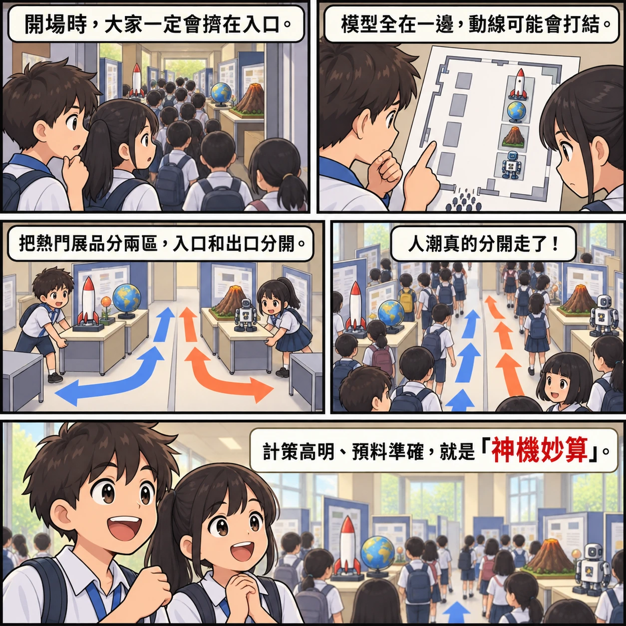 神機妙算的 AI 生成成語漫畫