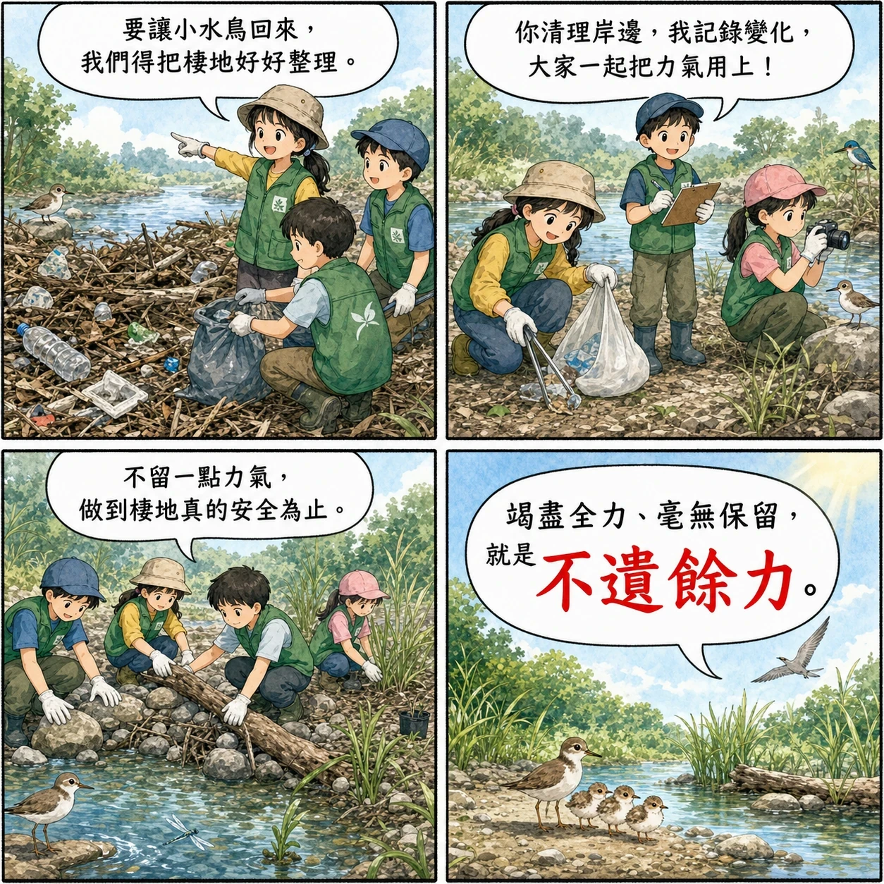 不遺餘力的 AI 生成成語漫畫