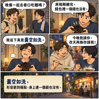囊空如洗成語漫畫縮圖