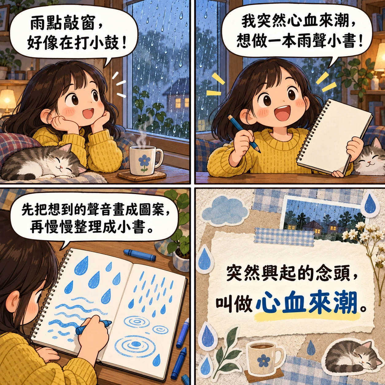 心血來潮的 AI 生成成語漫畫