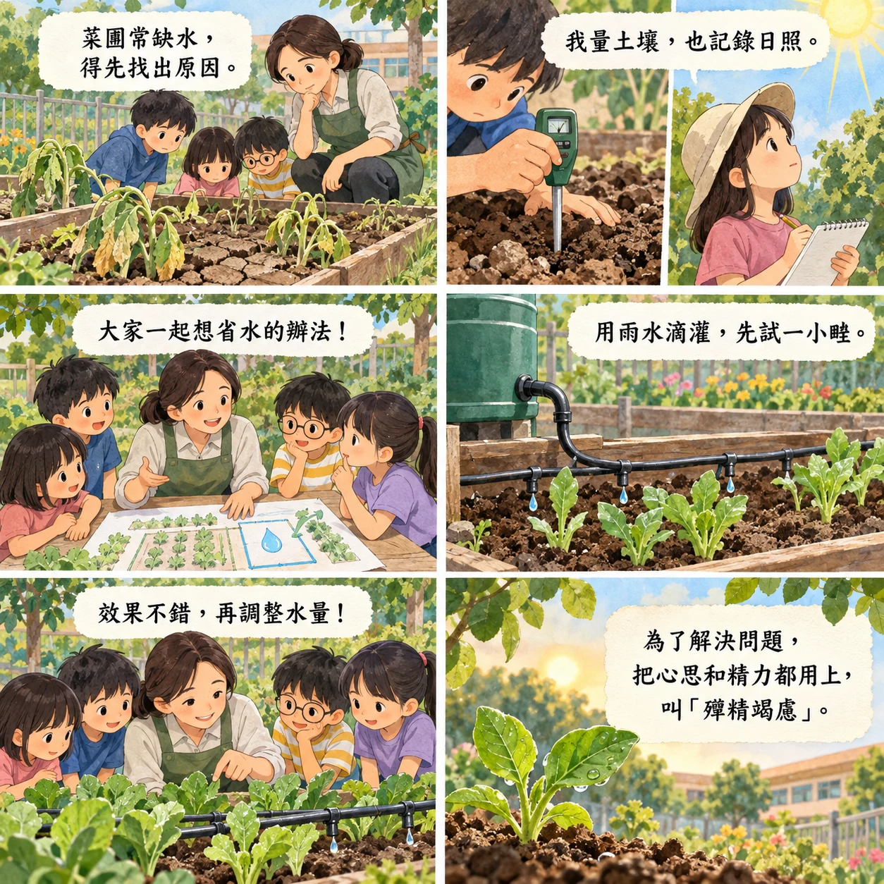 殫精竭慮的 AI 生成成語漫畫